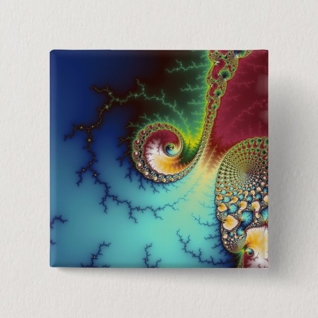 Bóton Quadrado 5.08cm Cortex Visual (Frente)