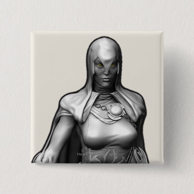 Bóton Quadrado 5.08cm Corvo (Frente)