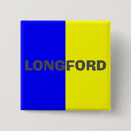 Bóton Quadrado 5.08cm County Longford Flag Crachá