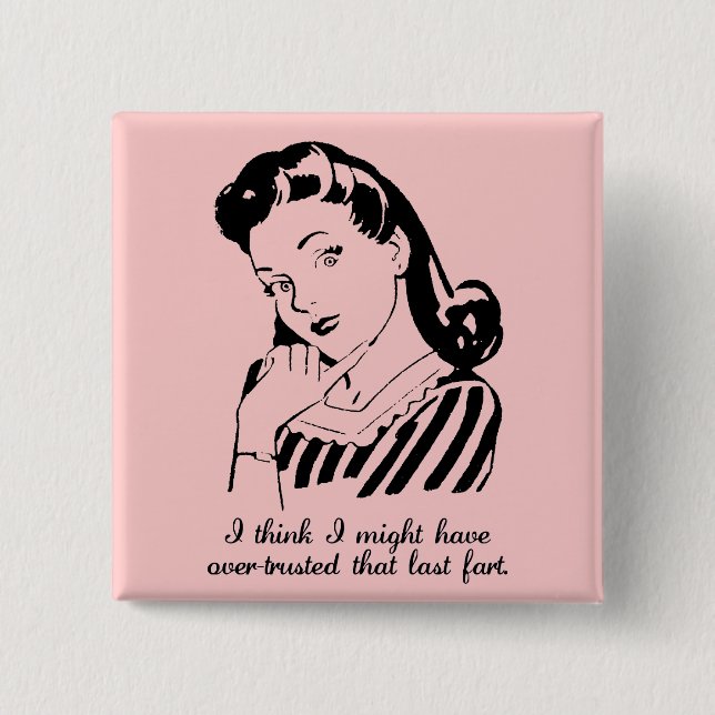 Bóton Quadrado 5.08cm Crachá de Botão de Arranque Confiável (Frente)