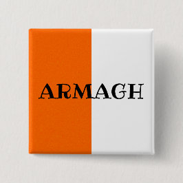 Bóton Quadrado 5.08cm Crachá de Sinalizador de Armagh