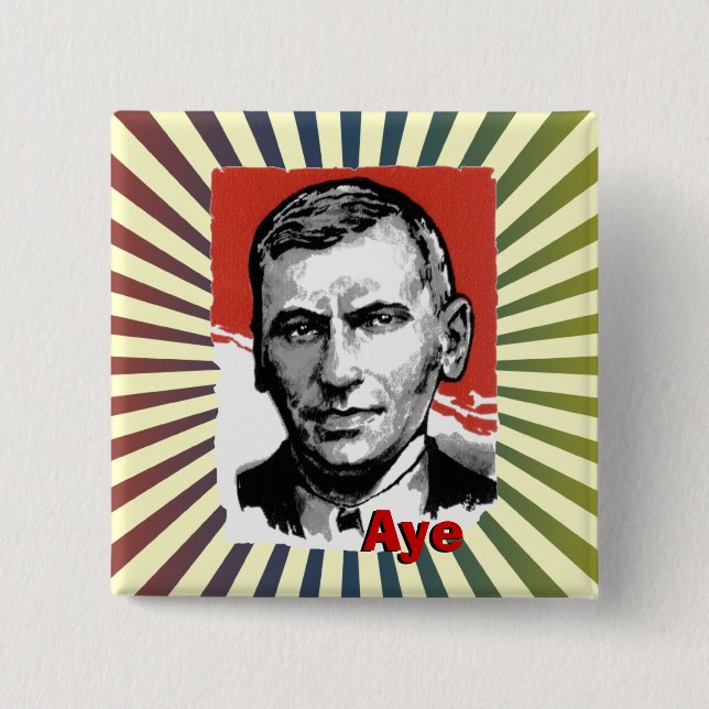 Bóton Quadrado 5.08cm Crachá escocês de John Maclean da independência (Frente)