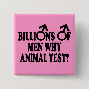 Bóton Quadrado 5.08cm Crachás engraçados feministas