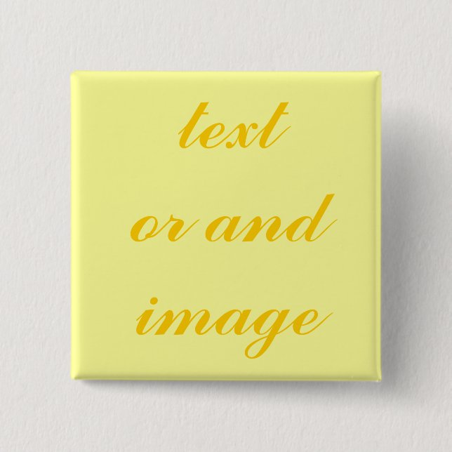 Bóton Quadrado 5.08cm Crie seu (Frente)