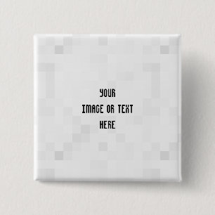 Bóton Quadrado 5.08cm Crie seu personalizado personalizado