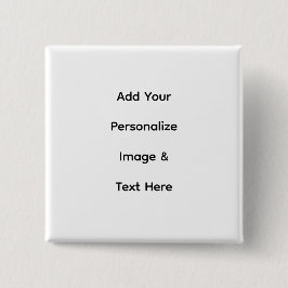 Bóton Quadrado 5.08cm crie seu próprio texto personalizado