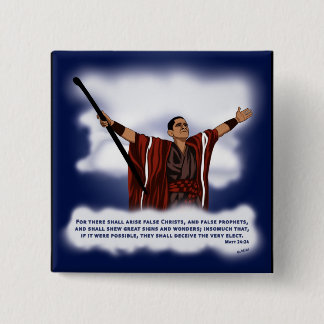 Bóton Quadrado 5.08cm Cristo falso (Obama)