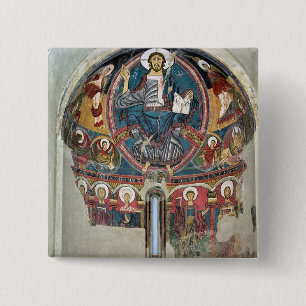 Bóton Quadrado 5.08cm Cristo na glória 2