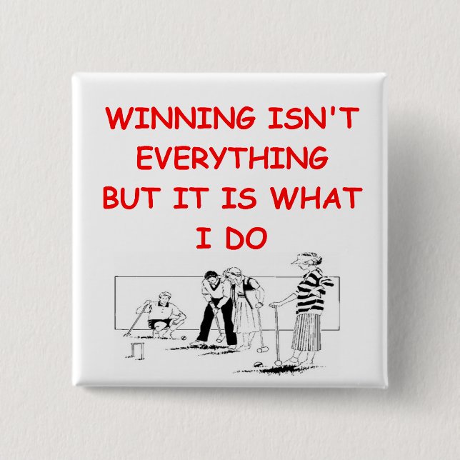 Bóton Quadrado 5.08cm croquet (Frente)