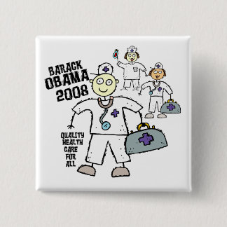 BÓTON QUADRADO 5.08CM CUIDADOS MÉDICOS PARA TUDO