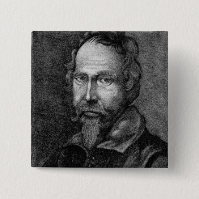 Bóton Quadrado 5.08cm Cuthbert Mayne, 1579 (Frente)