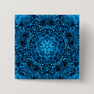 BÓTON QUADRADO 5.08CM DÁLIA AZUL