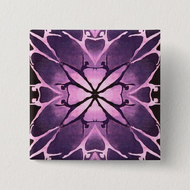 Bóton Quadrado 5.08cm Dançarino (Violet) (Frente)