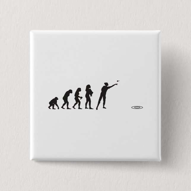 Bóton Quadrado 5.08cm Dardos do gramado (Frente)