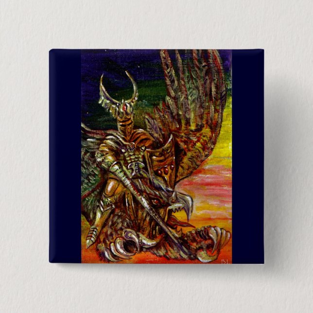 BÓTON QUADRADO 5.08CM DARK KNIGHT (Frente)