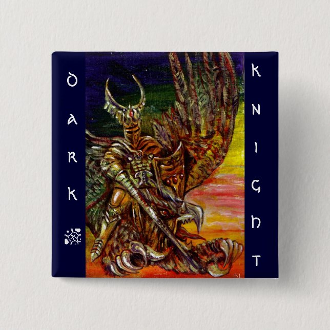 BÓTON QUADRADO 5.08CM DARK KNIGHT 2 (Frente)