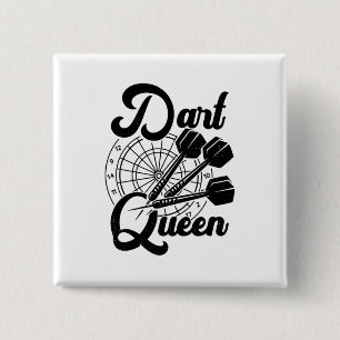 Bóton Quadrado 5.08cm Dart Queen