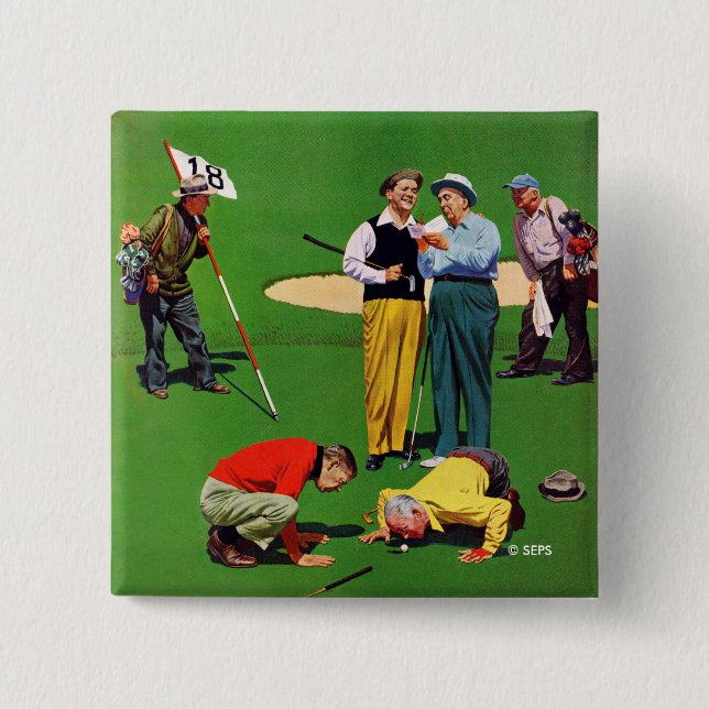 Bóton Quadrado 5.08cm Décimo oitavo furo (Frente)