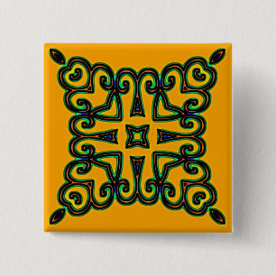 Bóton Quadrado 5.08cm Decorativo