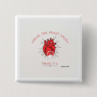 Bóton Quadrado 5.08cm Dedicacion