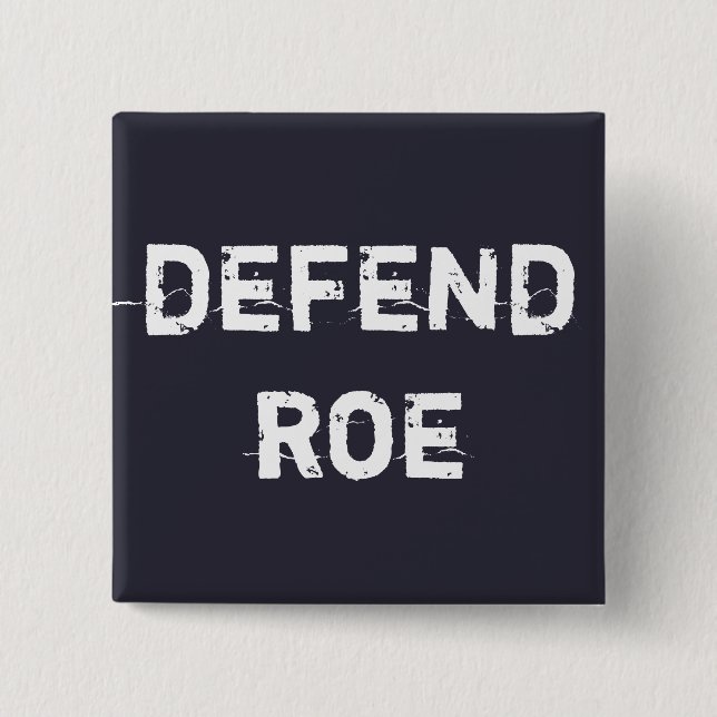 Bóton Quadrado 5.08cm Defender Roe (Frente)