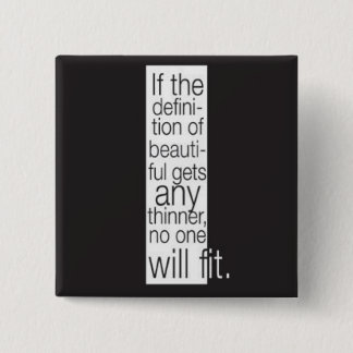 Bóton Quadrado 5.08cm Definição de bonito. Botão