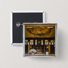 Bóton Quadrado 5.08cm Dentro Konchi-In templo, Quioto