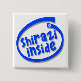 Bóton Quadrado 5.08cm Dentro Shirazi