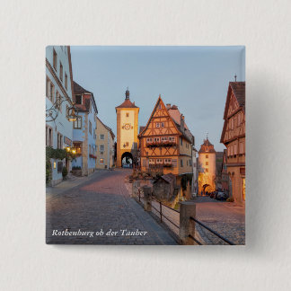 Bóton Quadrado 5.08cm Der Tauber do ob de Rothenburg
