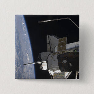 Bóton Quadrado 5.08cm Descoberta 10 do vaivém espacial