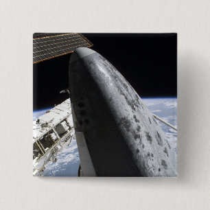 Bóton Quadrado 5.08cm Descoberta 14 do vaivém espacial