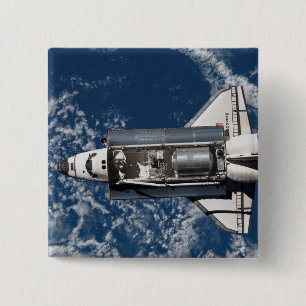Bóton Quadrado 5.08cm Descoberta 16 do vaivém espacial