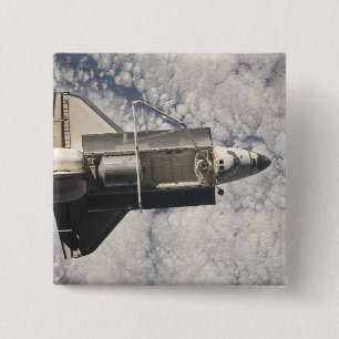 Bóton Quadrado 5.08cm Descoberta 7 do vaivém espacial
