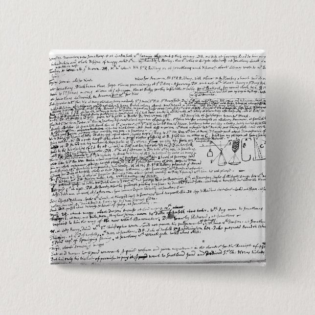 Bóton Quadrado 5.08cm Desenhos técnicos (Frente)