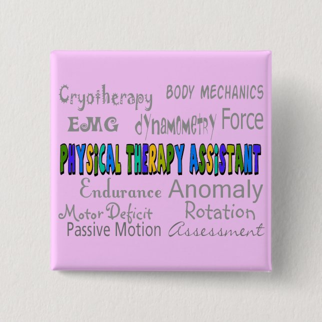 Bóton Quadrado 5.08cm Design assistente da "terminologia" da (Frente)