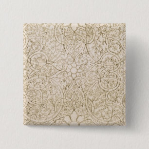 Bóton Quadrado 5.08cm Design do teto para a sala da pérola, em Isfahan,