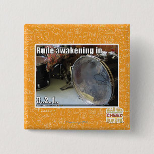 Bóton Quadrado 5.08cm Despertar rude dentro