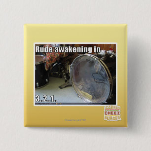 Bóton Quadrado 5.08cm Despertar rude dentro