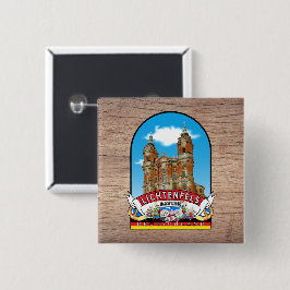 Bóton Quadrado 5.08cm Deutschland Lichtenfels Vintage souvenir