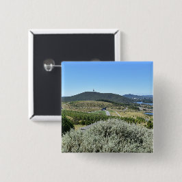 Bóton Quadrado 5.08cm Dia de Idílio em Camberra