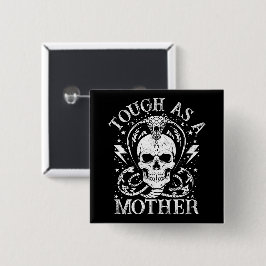 Bóton Quadrado 5.08cm Difícil Como Uma Mãe Humor Divertido Maternidade R