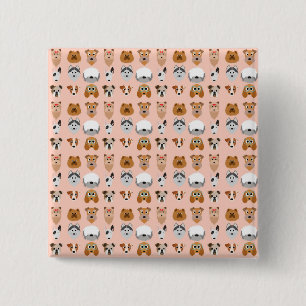 Bóton Quadrado 5.08cm Diggity Do Dog