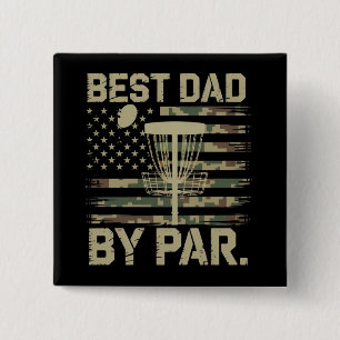 Bóton Quadrado 5.08cm Disco Golfe Frisbee Melhor Pai Par Camo Bandeira E