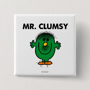 Bóton Quadrado 5.08cm Disheveled Mr Clumsy