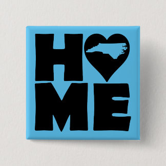 Bóton Quadrado 5.08cm Distintivo de Botão do Estado de Coração de Casa d