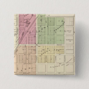 Bóton Quadrado 5.08cm Dixon