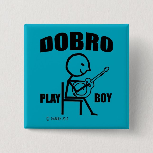 Bóton Quadrado 5.08cm Dobro Play Boy (Frente)