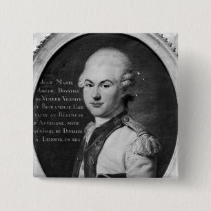 Bóton Quadrado 5.08cm Donatien Marie Joseph de Vimeur