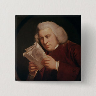 Bóton Quadrado 5.08cm Dr. Samuel Johnson 1775