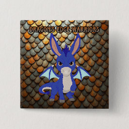 Bóton Quadrado 5.08cm Dragon's Edge Button